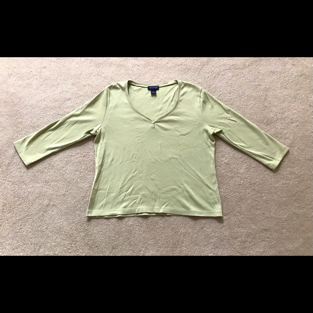 Ann Taylor Mid-sleeve Top